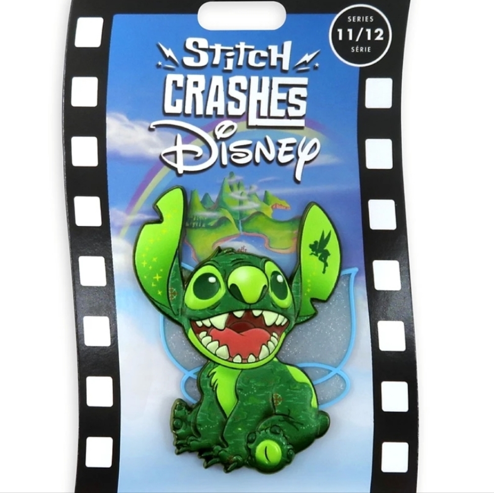 BNWT IN HAND Disney Store Stitch Crashes Disney Pin Tinkerbelle Nov. 11 of 12